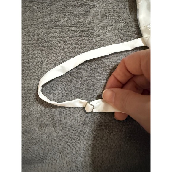 NWOT Lulus Glamour Garden White 3D Floral Embroidered Midi Dress‎ Size XS White - Picture 9 of 12